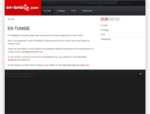 Tablet Screenshot of en-tunisie.com